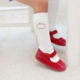 Little English Apple Knee Socks