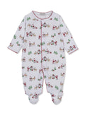 Kissy Kissy North Pole Reindeer Footie