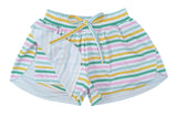 Be Elizabeth Multi Color Stripes Butterfly Shorts *Pre Sale*