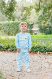 Trotter Street Blue Train Jogger Set