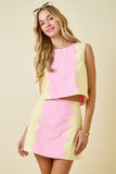 Lemonade Scallop Skort Set