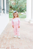 Trotter Street Pink Flower Jogger Set