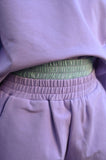Pleat Collection Purple Comer Shorts