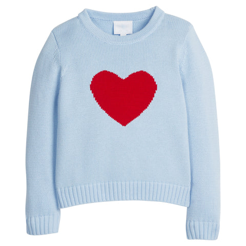 Little English Heart Intarsia Sweater