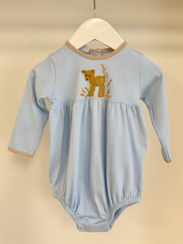 Squiggles by Charlie Blue Fawn Long Sleeve Bubble