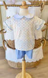 Anvy Kids Pastel Car Short Set