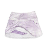 Set Fashions Petal Purple Gingham Tiffany Skort