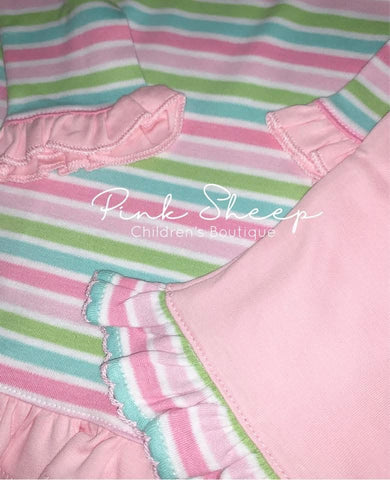 Squiggles by Charlie Aruba Stripe Girls Pant Set