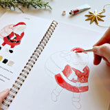 Emily Lex Christmas Watercolor Work Book