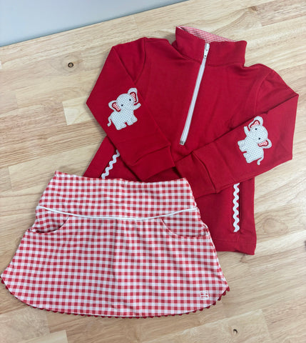 Set Fashions Red Elephant Sweatshirt