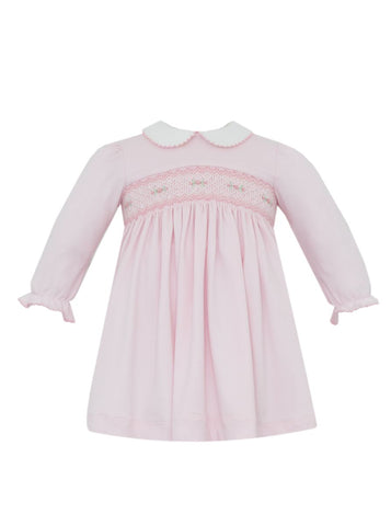 Petit Bebe Knit Pink Rose Dress