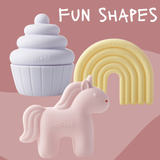 Ali+Oli Squirt Unicorn Water Bath Toy Set (Mold Free)