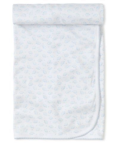 Kissy Kissy Blue Elephant Blanket