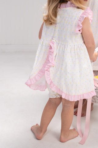 The Oaks Apparel Pastel Swiss Dot Bloomer Set