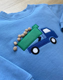 Luigi Kids Chambray Dump Truck Sweatshirt Set