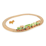 Wooden Story Farm Train w /Tracks
