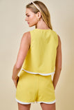 Sunshine Linen Skort Set