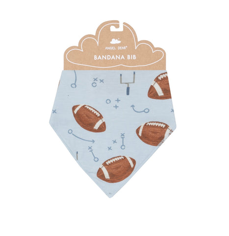 Angel Dear Blue Footballs Bib
