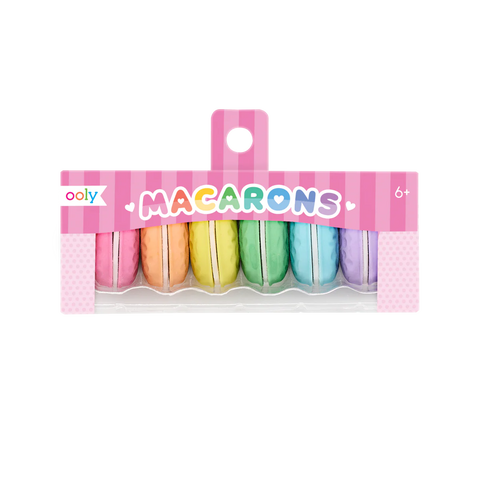 Ooly Vanilla Macaron Scented Puzzle Erasers