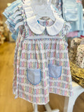 Krewe Kids Knit Crayon Pocket Dress