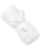 Kissy Kissy White/Blue Dot Towel & Mitt