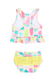 Ruffle Butts Ice Cream Social Peuplum Two Piece Tankini