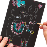 Ooly Mini Scratch & Scribble Art Kit: Funtastic Friends