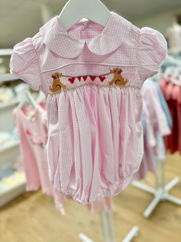 Baby Sen Valentine Puppy Girls Bubble