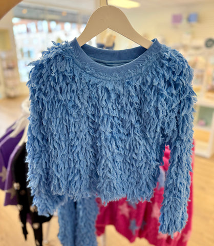 MIA New York Blue Texture Sweater
