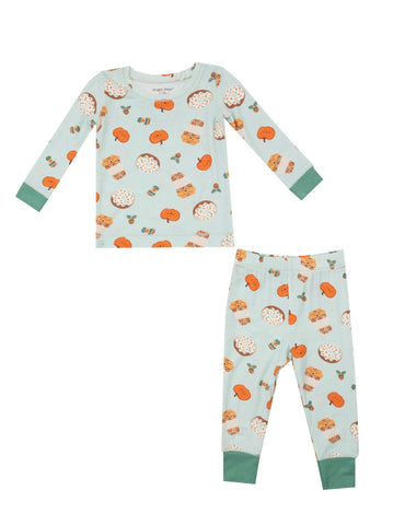 Angel Dear Pumpkin Spice Pajama Set