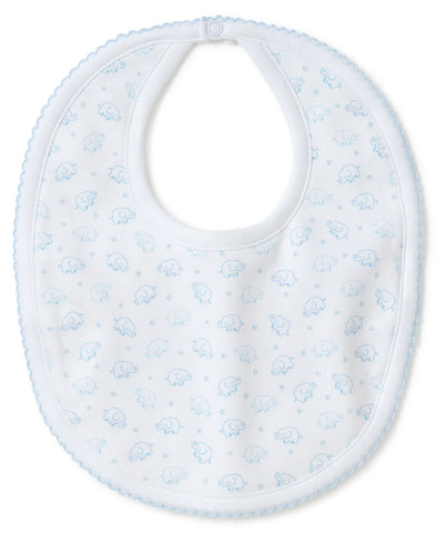 Kissy Kissy Blue Elephant Bib