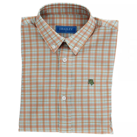 J. Bailey Spice Performance Button Down