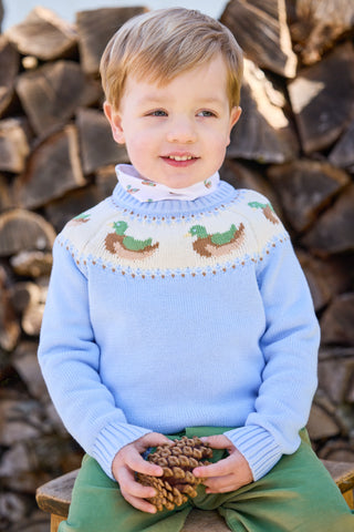Little English Mallard Fair isle Sweater