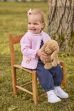 Little English Girls Lab Crochet Cardigan