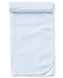Kissy Kissy Blue Stripe Blanket