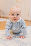 Mi Lucero Light Blue Rocking Horse Jogger Set