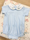 Lullaby Set Pima Train Collar Bubble