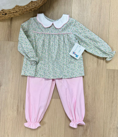 Anvy Kids Buttercup Floral Bloomer Pant Set