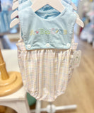 Percy & Tyne Hand Embroidered ABC Boys Bubble