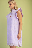 Lilac Eyelet Dress