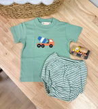 Luigi Kids Cement Mixer Set (Diaper & Short)
