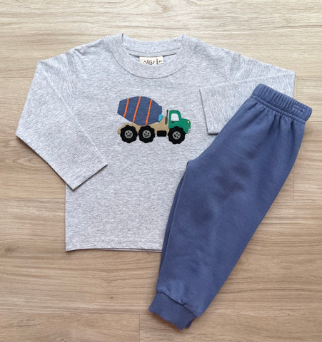 Luigi Kids Slate Blue Sweatpants