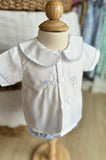 Baby Sen Embroidered Car Diaper Set