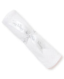 Kissy Kissy White/Pink Dot Blanket