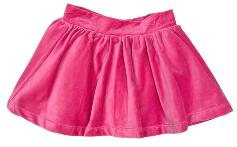 Lulu Bebe Pink Velvet Skirt