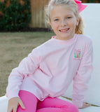 J. Bailey Pink Christmas Tree Santa Tee