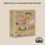 Le Toy Van Wooden Emergency Helicopter & Rescue Set