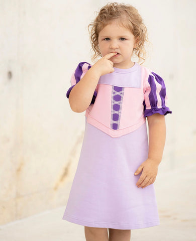 The Yellow Lamb Purple Princess Dress