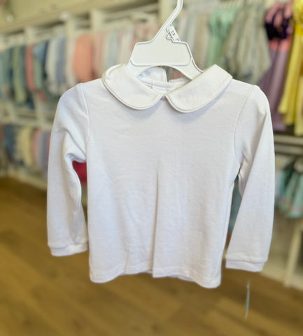 Zuccini Kids White Peter Pan Collared Top
