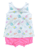 James & Lottie Knit O'Fishally Summer Kinley Knot (Bloomer & Short) *Pre Sale* (Read Below)